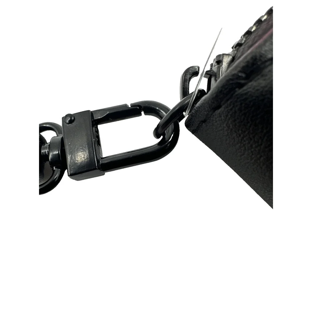 Betsey Johnson Black Zip Around Wallet Wristlet All Over Spiders DetachableStrap